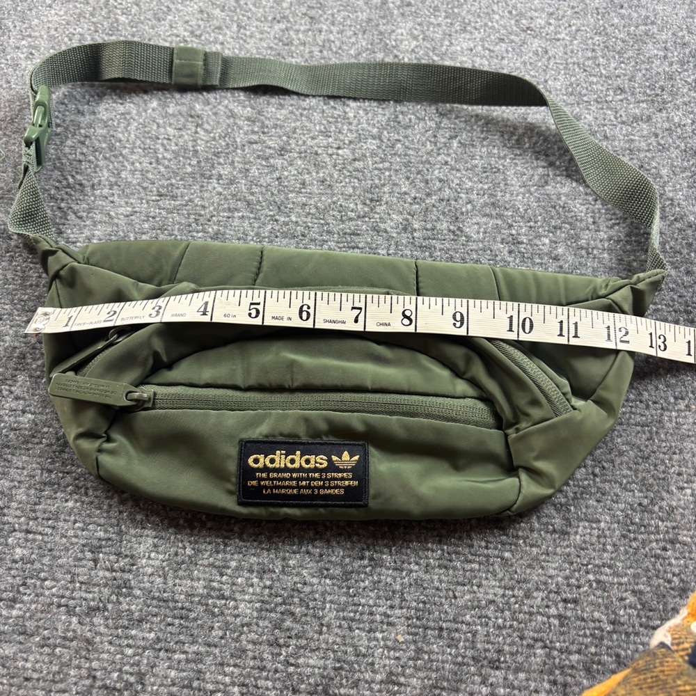 ADIDAS Women’s Green Waist Pack Belt Back One Size - Picture 4 of 5
